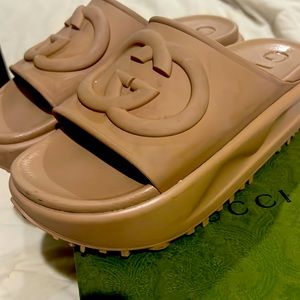 Gucci Platform Slides